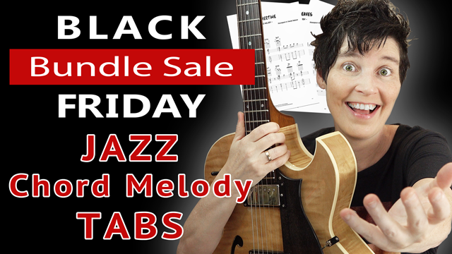 Black Friday Bundle Sale Jazz Chord Melody Tabs